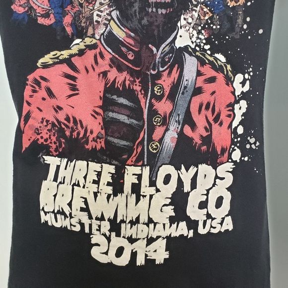 Three Floyds Brewing Co Dark Lord Day 2014 Festival Concert T Shirt Size Medium - Picture 11 of 13